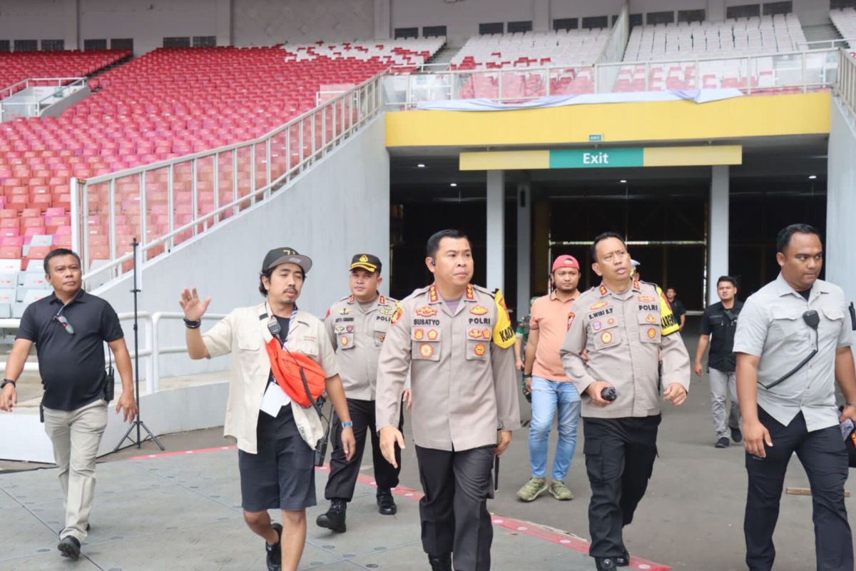 Dua ribu lebih personel polisi amankan pertandingan Indonesia vs Irak