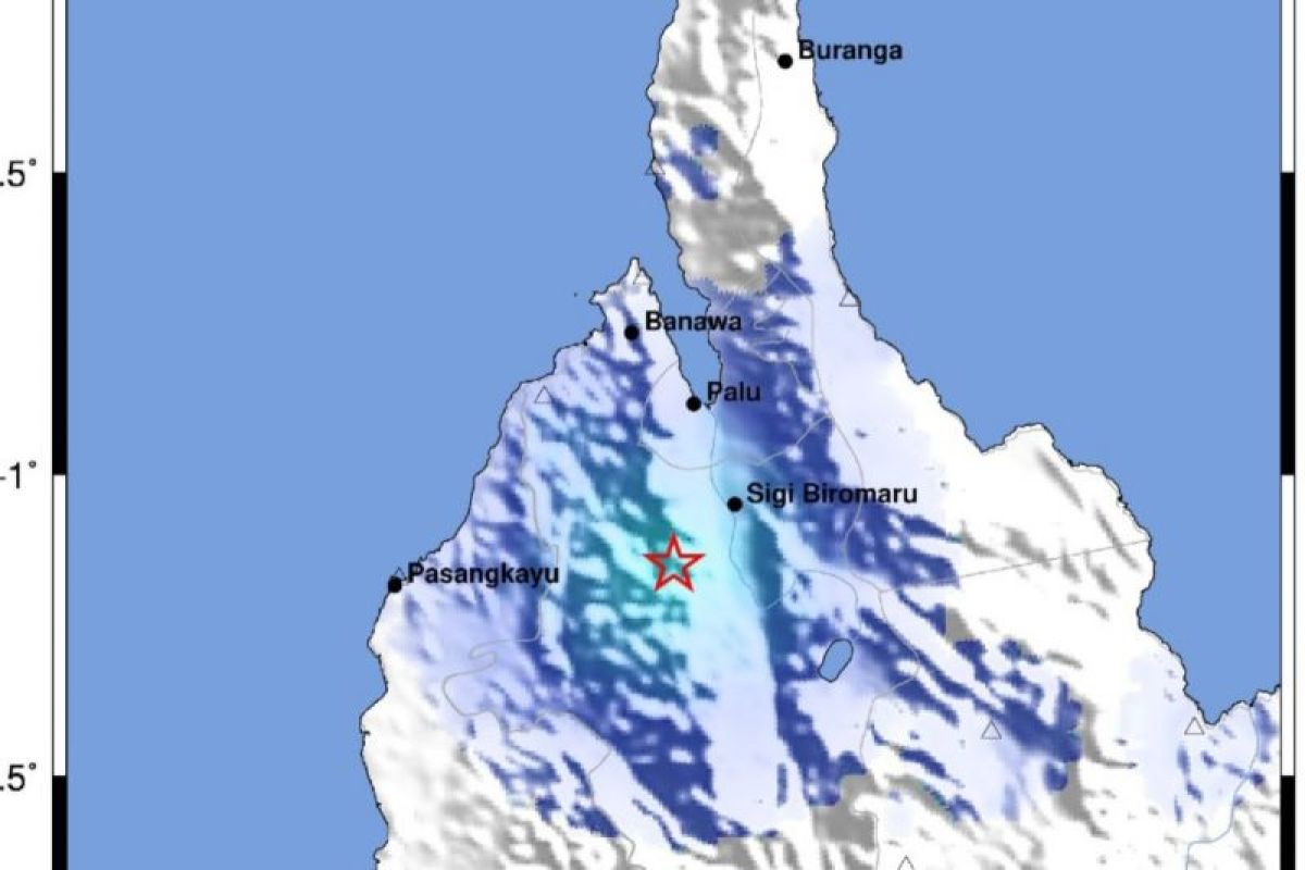 BMKG imbau warga Palu tetap tenang usai diguncang gempa 3,8 magnitudo