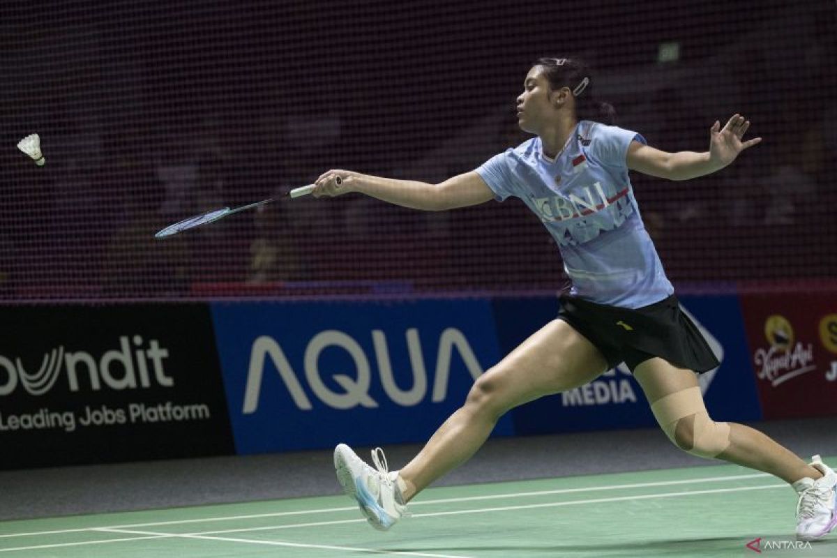 Pebulu tangkis Gregoria M Tunjung terhenti di babak perempat final Indonesia Open 2024