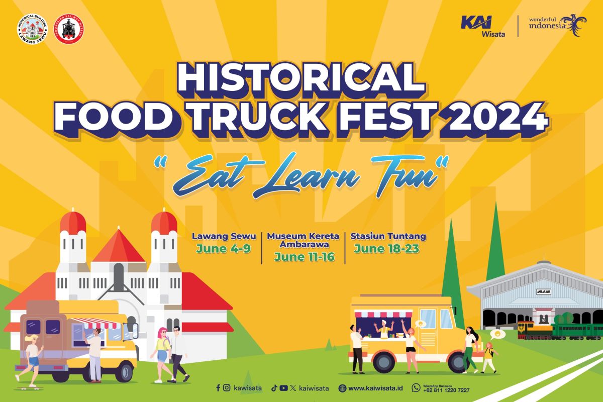 "Historical Food Truck Fest 2024" opsi tujuan piknik keluarga