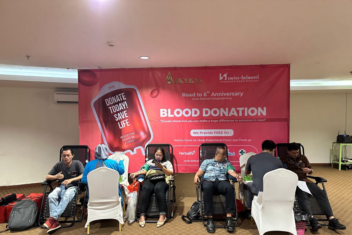Swiss-Belhotel Pangkalpinang gelar donor darah dan cek kesehatan gratis