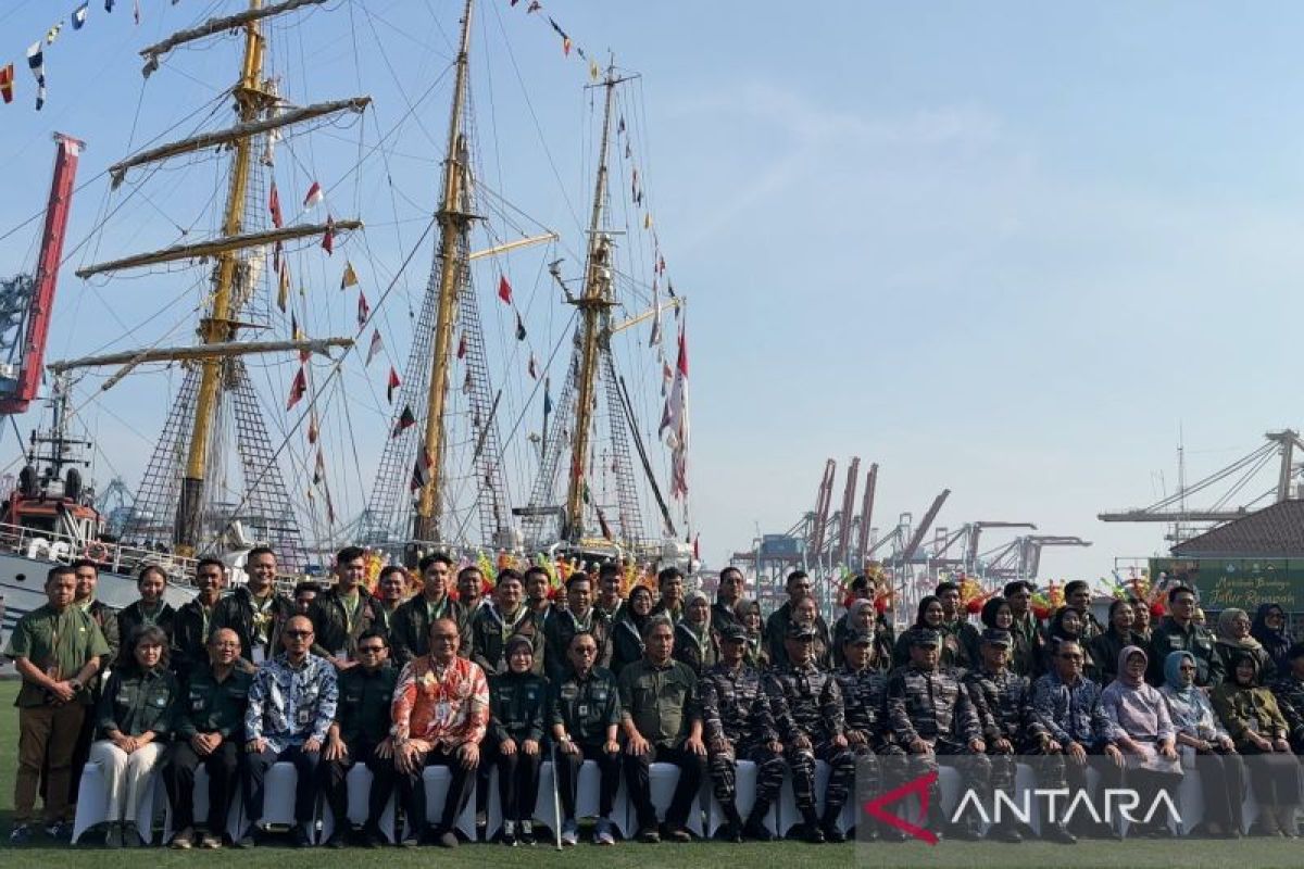 TNI AL lepas pelayaran Muhibah Budaya Jalur Rempah dari Markas Kolinlamil Jakarta