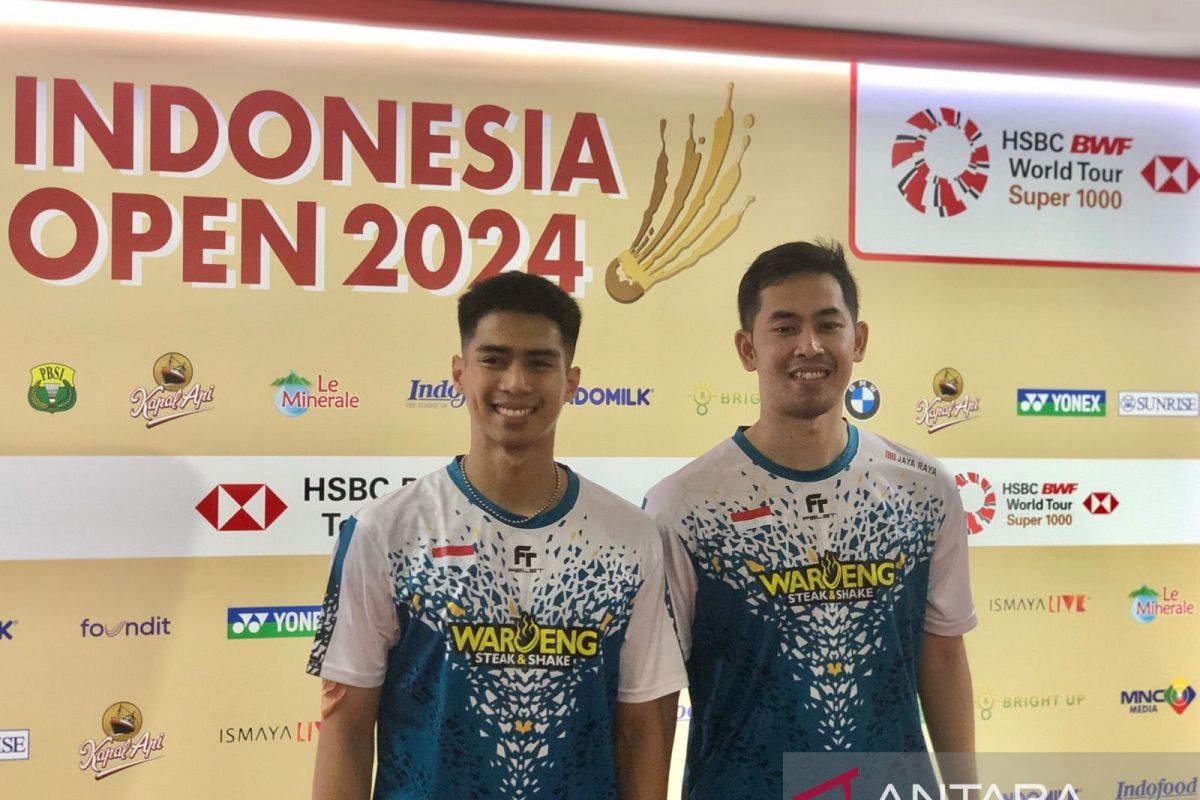 Indonesia Open 2024 - Ganda putra Indonesia Sabar/Reza siap berjuang rebut tiket final