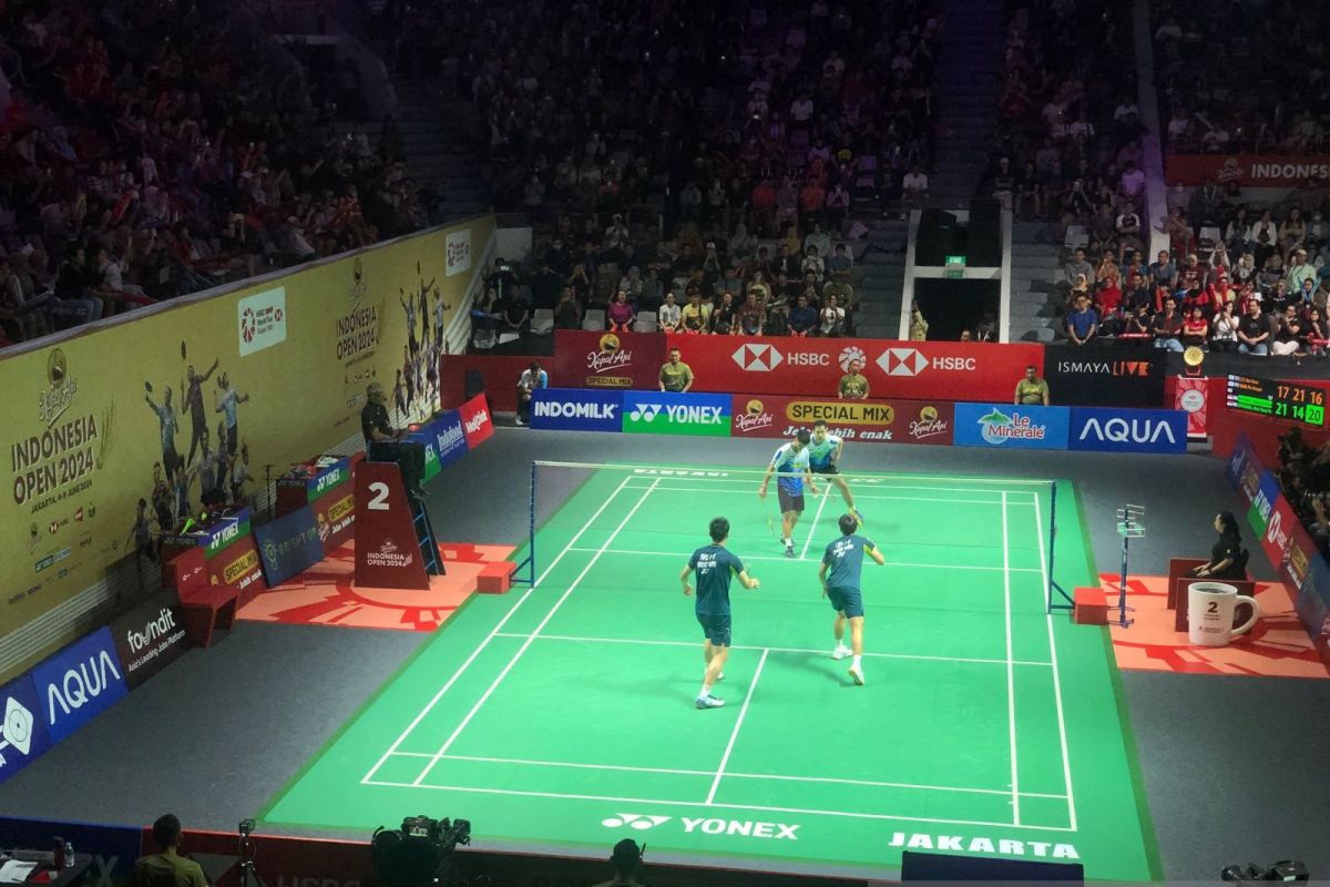 Sabar/Reza evaluasi ketahanan fisik pada semifinal Indonesia Open