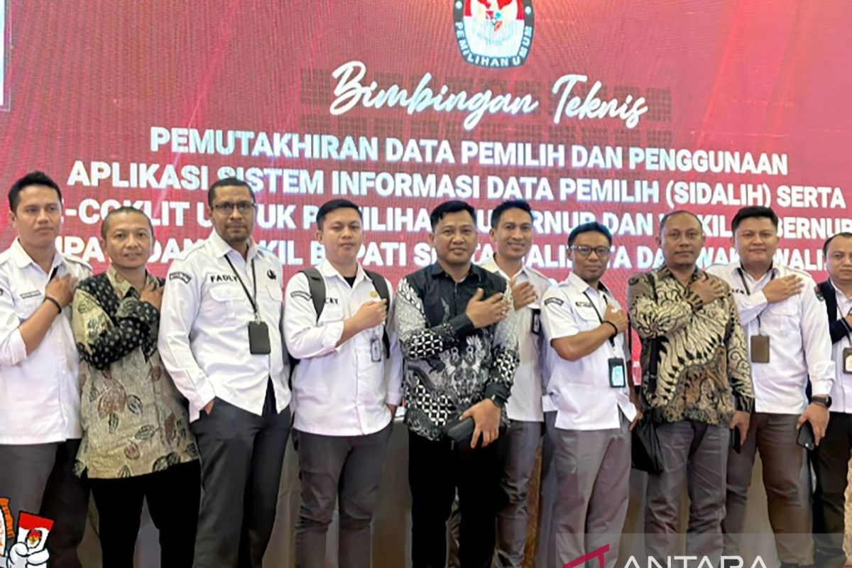 KPU Kabupaten Gorontalo bimbingan pemutakhiran data pemilih