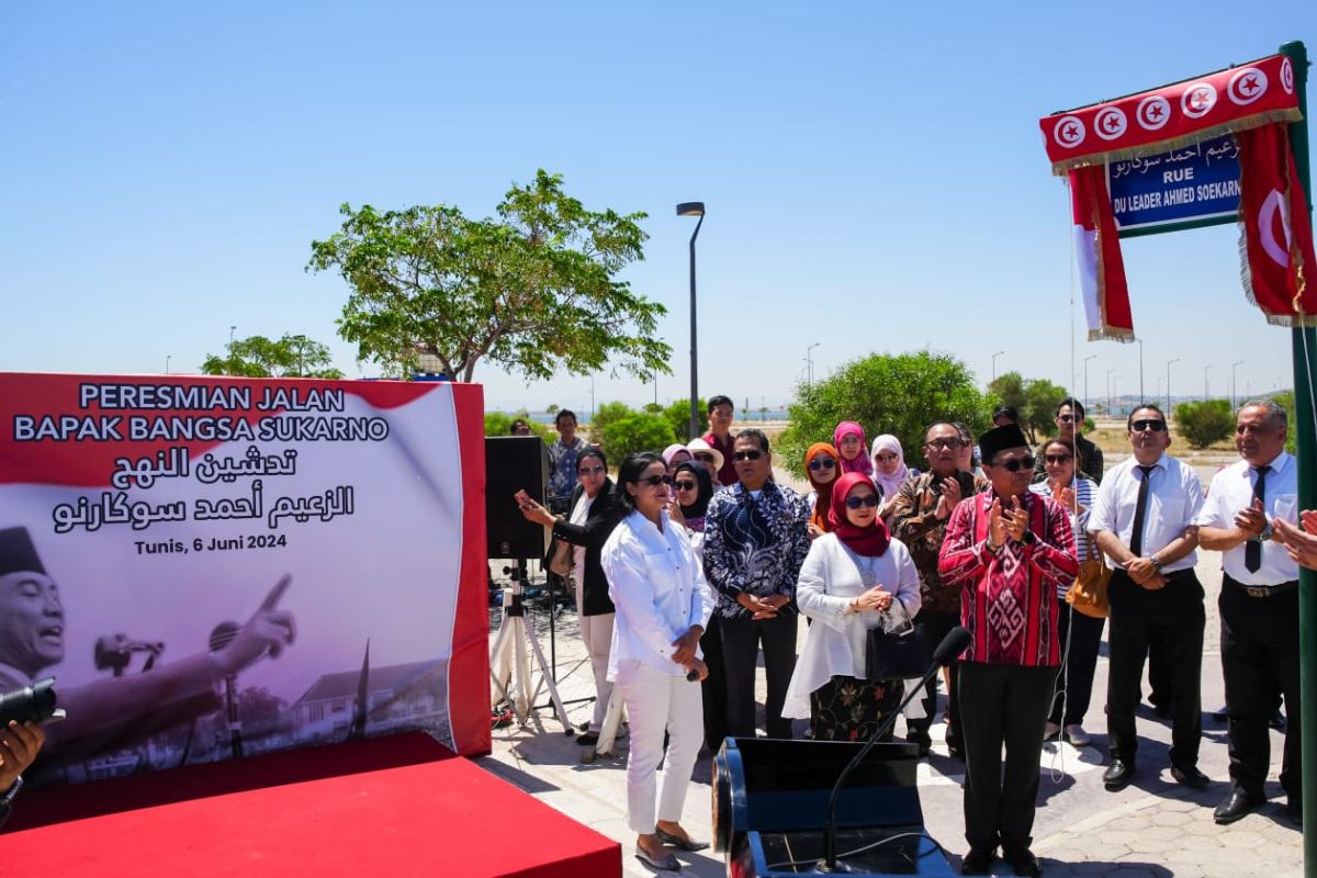 KBRI Tunis resmikan Jalan Sukarno di Tunisia