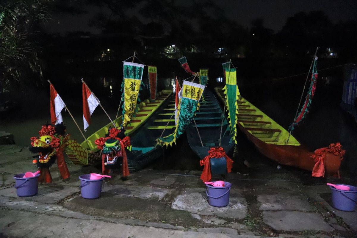 Perkumpulan Boen Tek Bio gelar ritual mandikan perahu