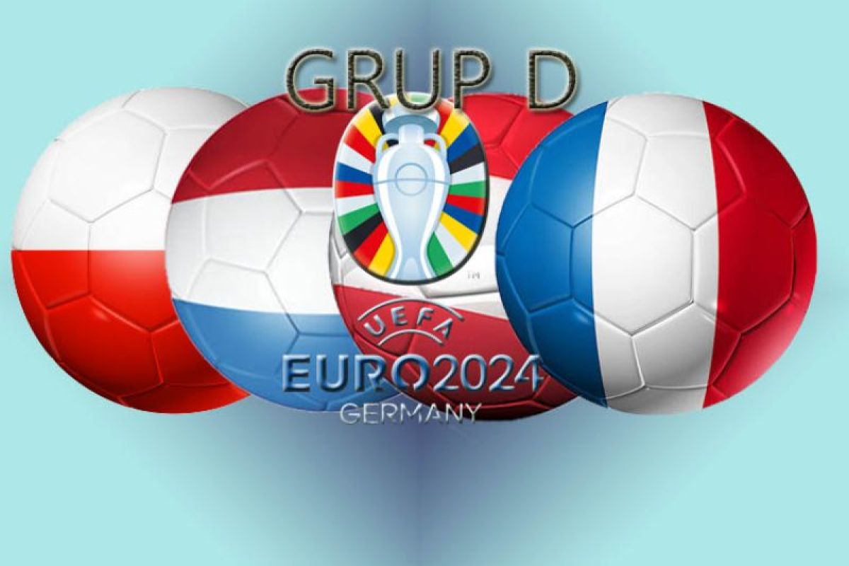 Berikut jadwal pertandingan Grup D Piala Eropa 2024