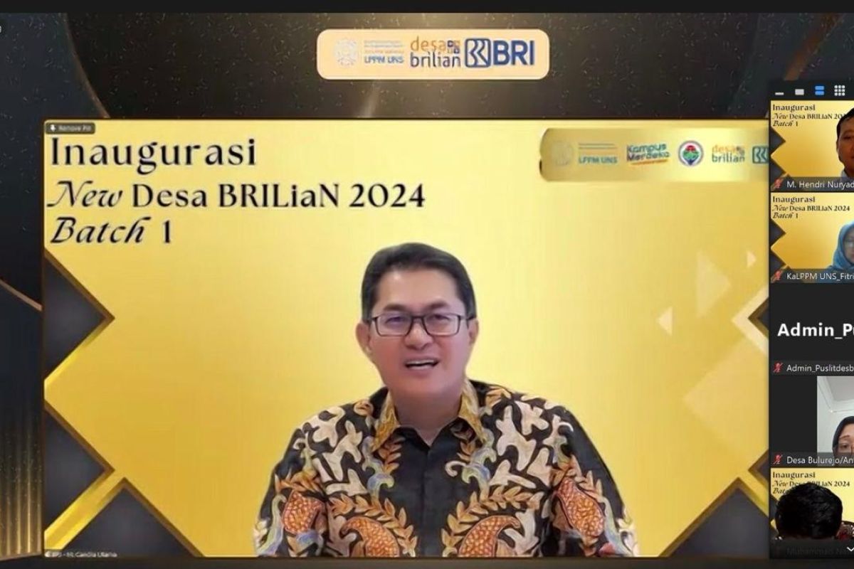 Inaugurasi Desa BRILiaN Batch 1 2024, BRI beri apresiasi bagi 40 desa terpilih