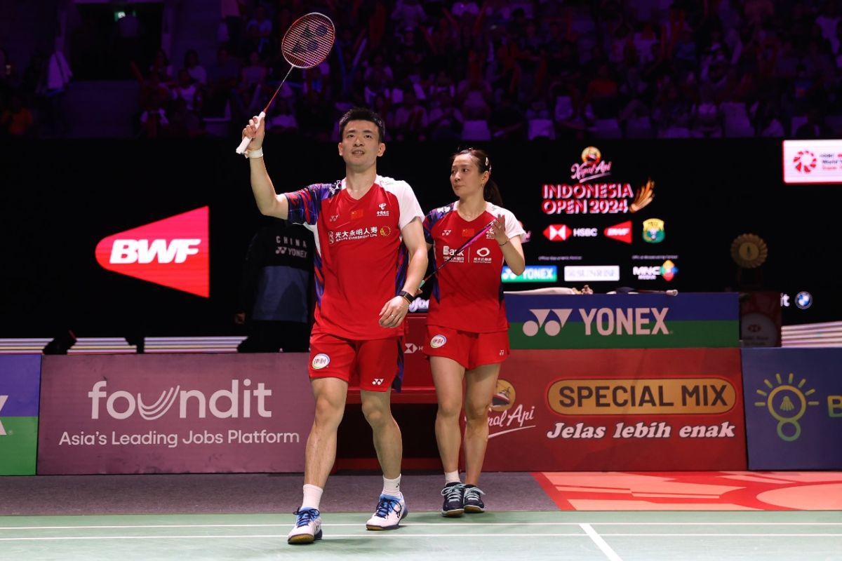 Indonesia Open 2024 - Duel dua ganda campuran China tercipta di final