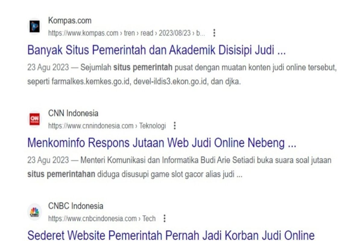 Diskominfotik Gorontalo waspada judi online di website pemerintah