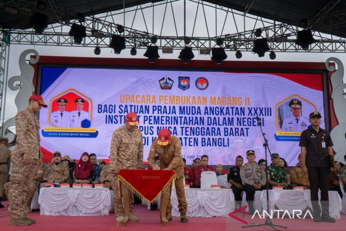 Bupati Bangli terima magang 113 mahasiswa IPDN NTB