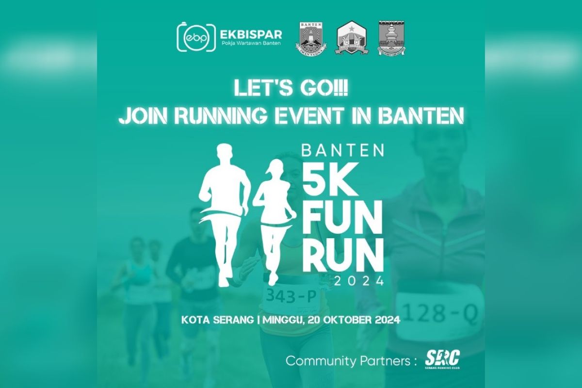 Banten 5K Fun Run meriahkan HUT Banten ke 2024