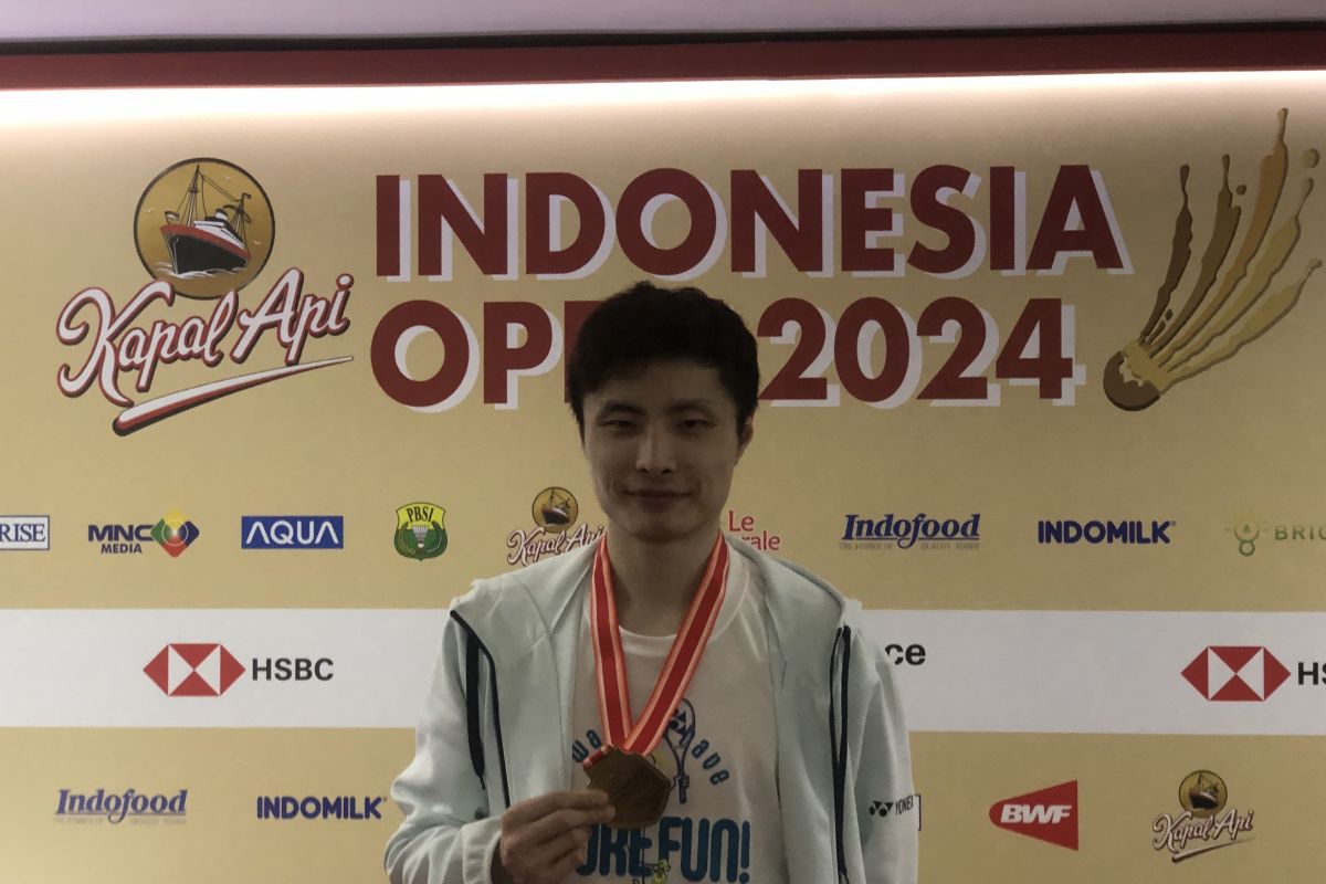 Indonesia Open 2024 - Tunggal putra China Shi Yu Qi kalahkan Antonsen di final