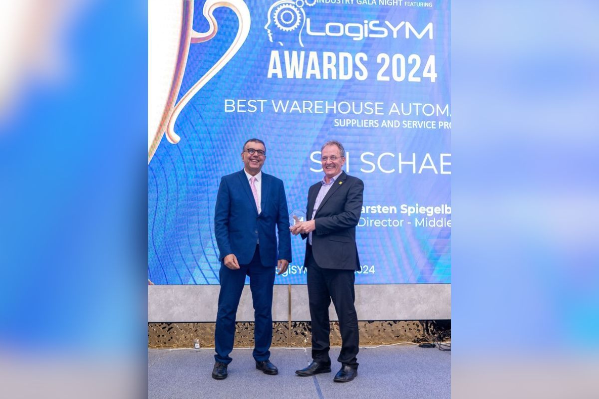 Kolaborasi SSI Schaefer dan Nahdi Medical Company Raih "LogiSYM Award 2024" pada Kategori Otomatisasi Gudang Terbaik