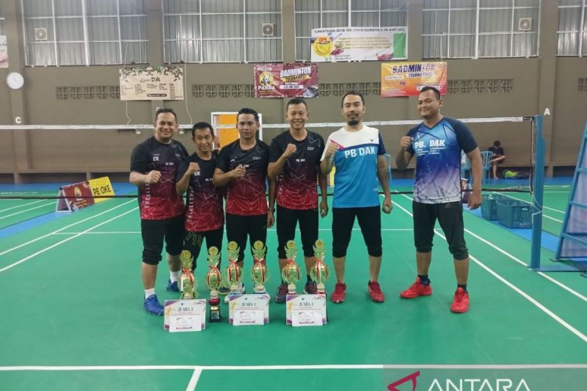 PB DAK Bangka sukses juara umum badminton DM 2024
