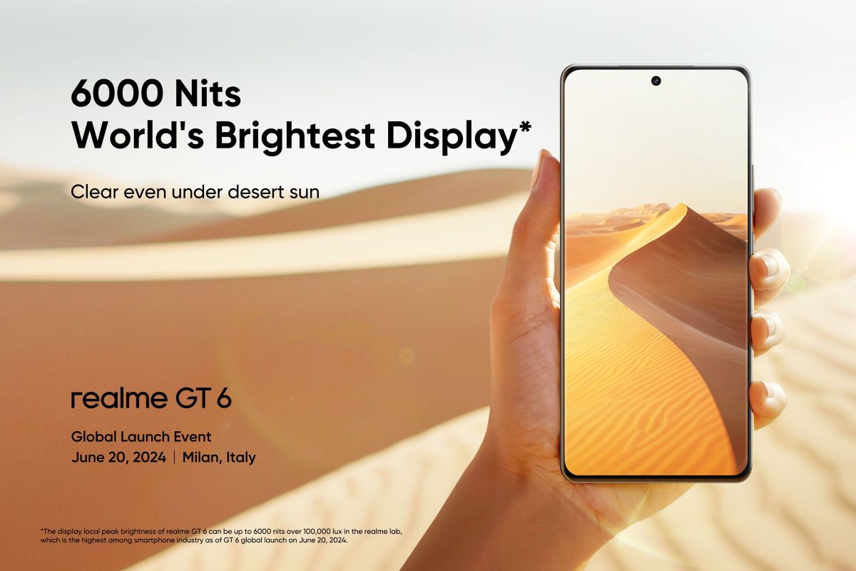 Realme GT 6 akan dirilis, tawarkan layar paling terang di dunia