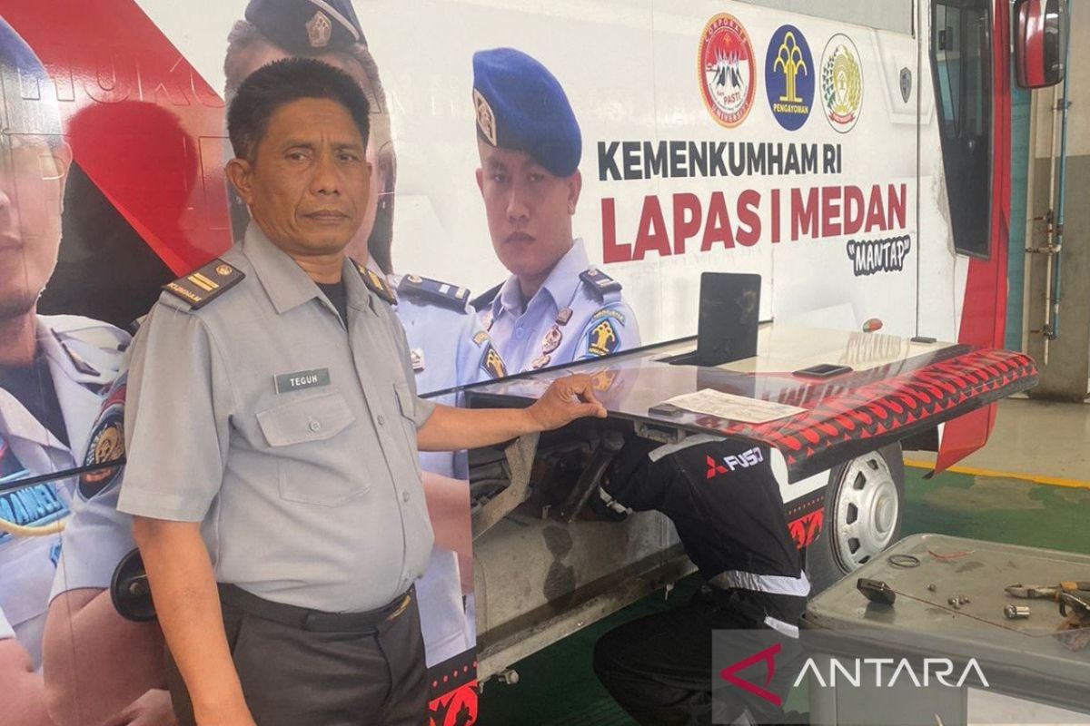 Pastikan kendaraan dinas berfungsi, ini dilakukan Lapas Medan