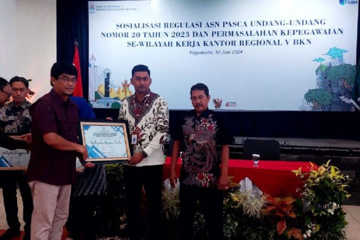BKPSDM Kapuas Hulu raih dua penghargaan dari pemerintah pusat