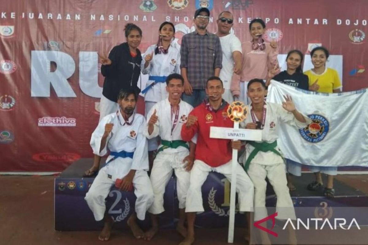 Atlet Kempo  Unpatti boyong lima medali dari kejurnas di Makassar