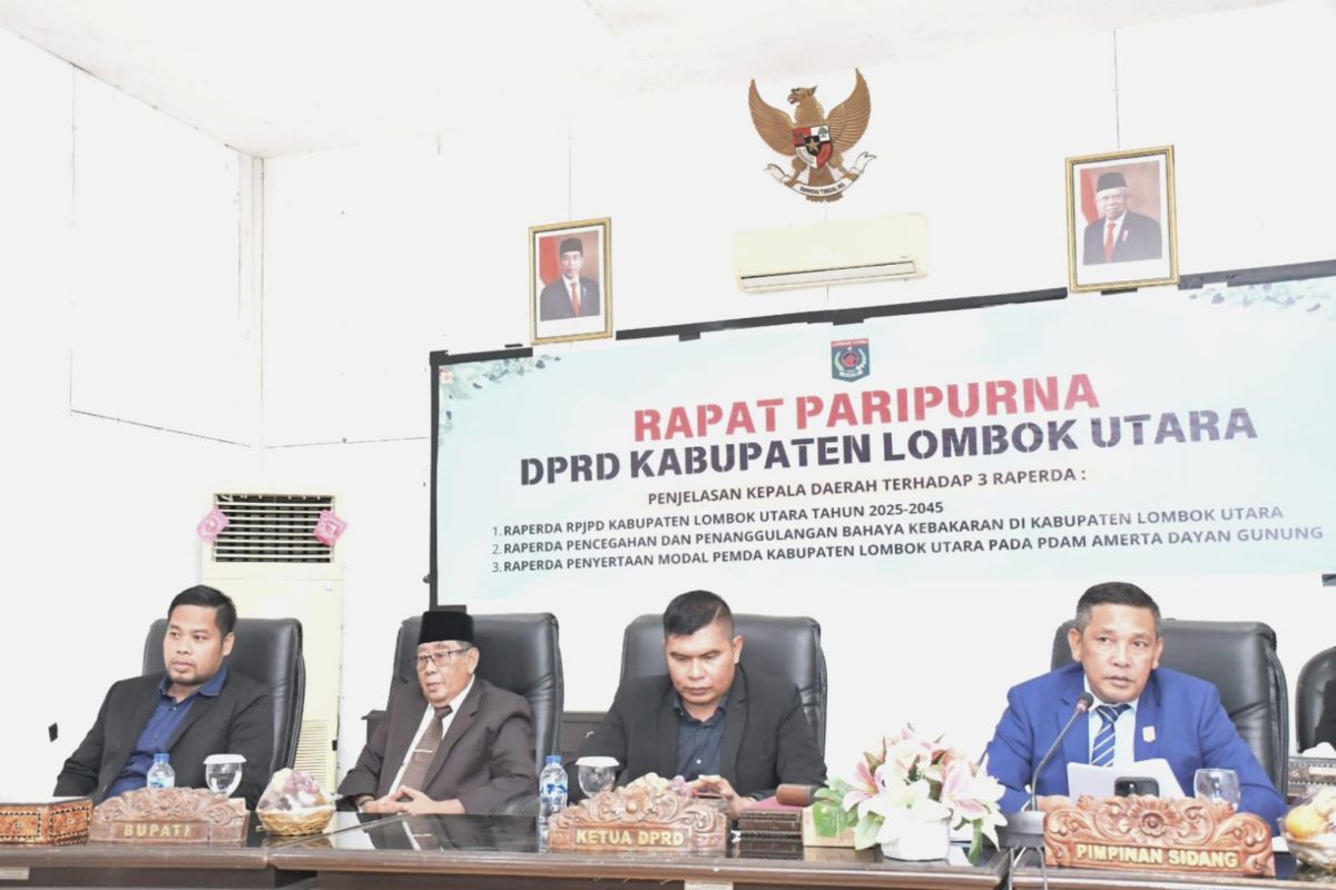 Pemkab Lombok Utara ajukan tiga Ranperda