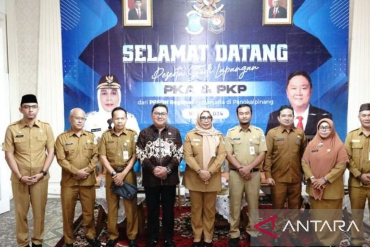 96 peserta PKA dan PKP PPSDM Kemendagri Regional Yogyakarta studi lapangan ke kota Pangkalpinang