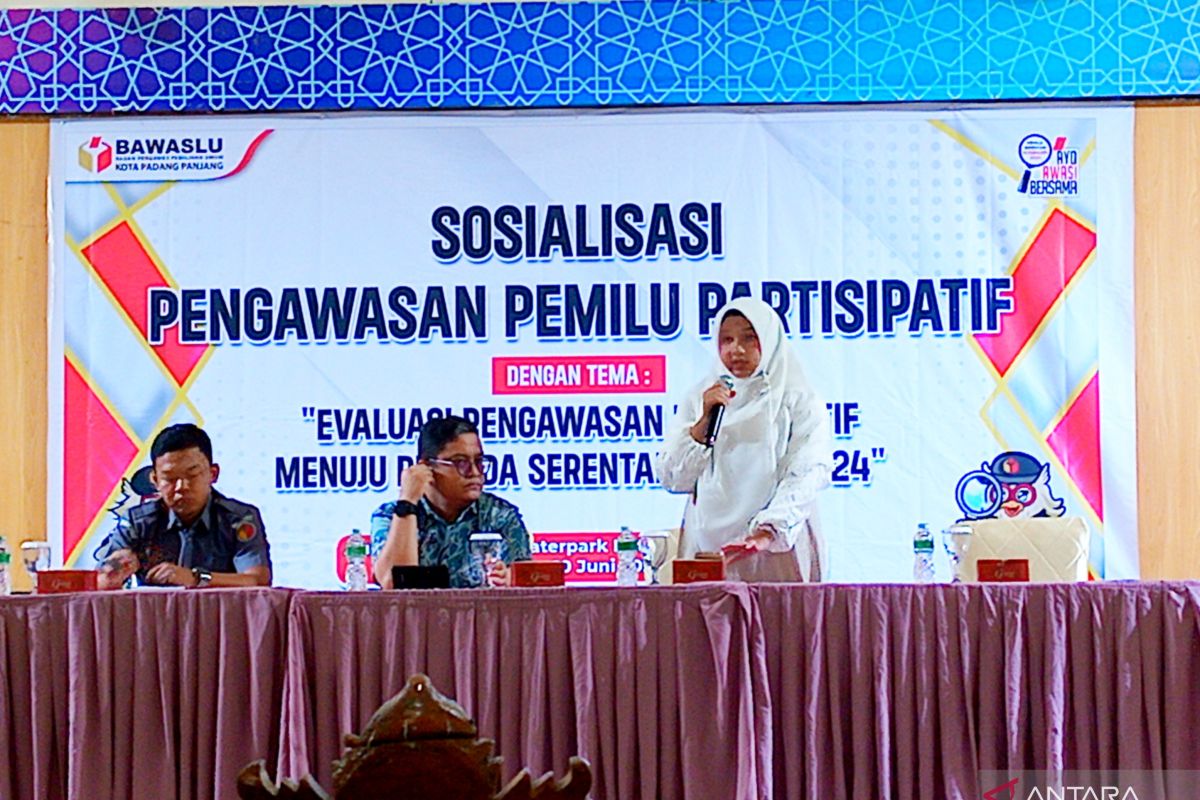 Bawaslu Padang Panjang evaluasi pengawasan partisipatif