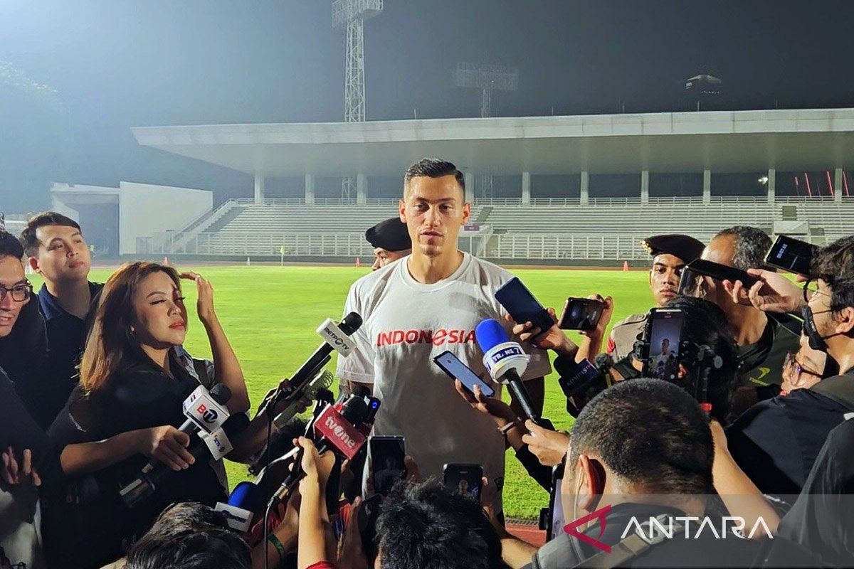 Jay Idzes  bangga jadi kapten Indonesia lawan Arab Saudi