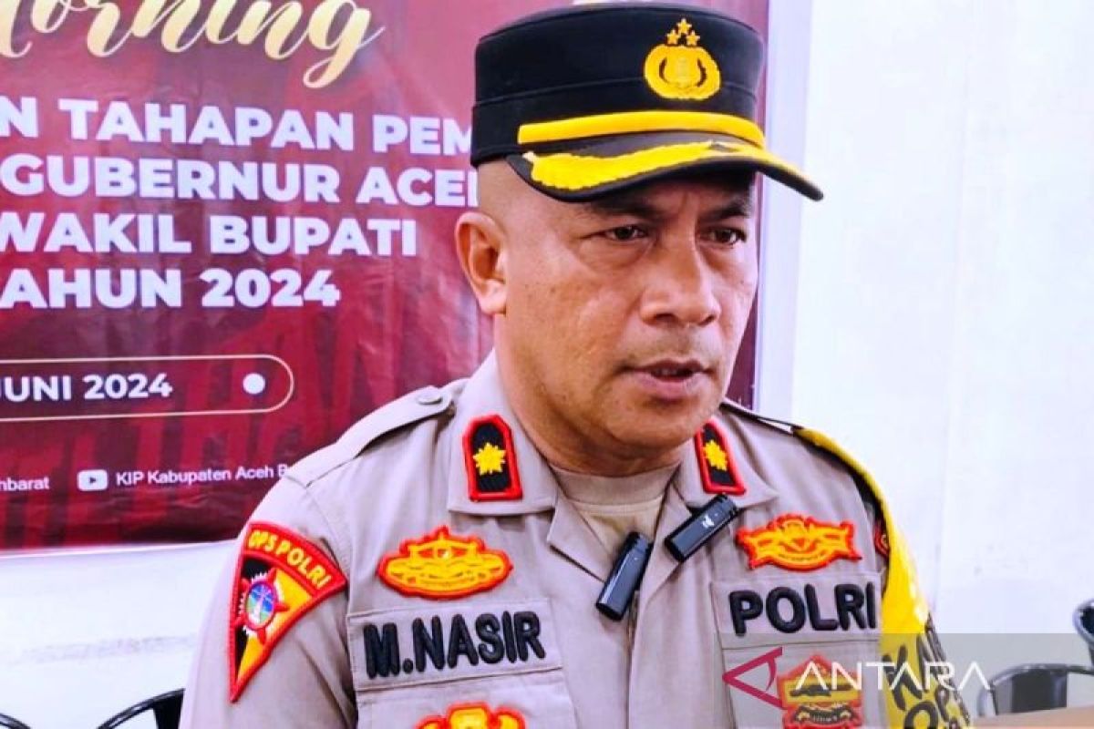 Polres Aceh Barat kerahkan 280 personel amankan Pilkada 2024