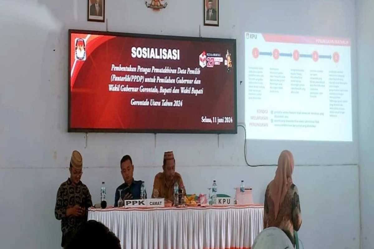 KPU Gorontalo Utara merekrut 362 petugas pemutakhiran data pemilih