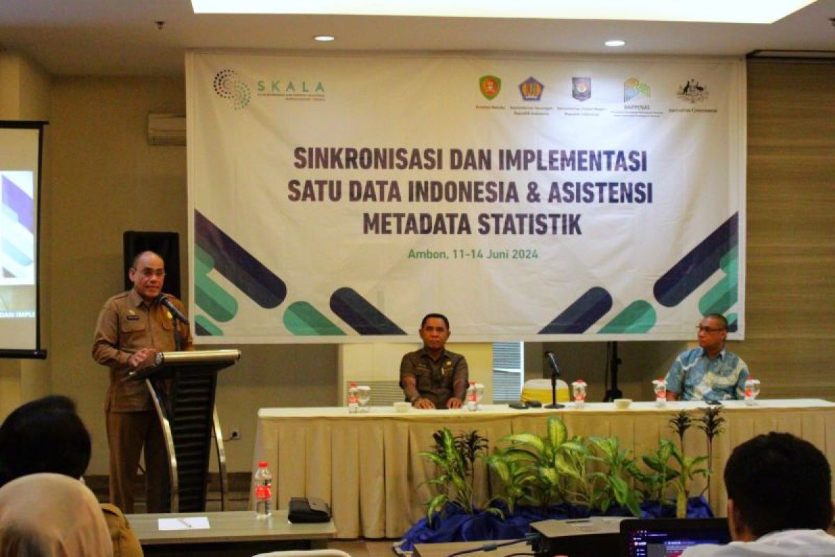 Pemprov Maluku gencarkan penerapan  program satu data Indonesia