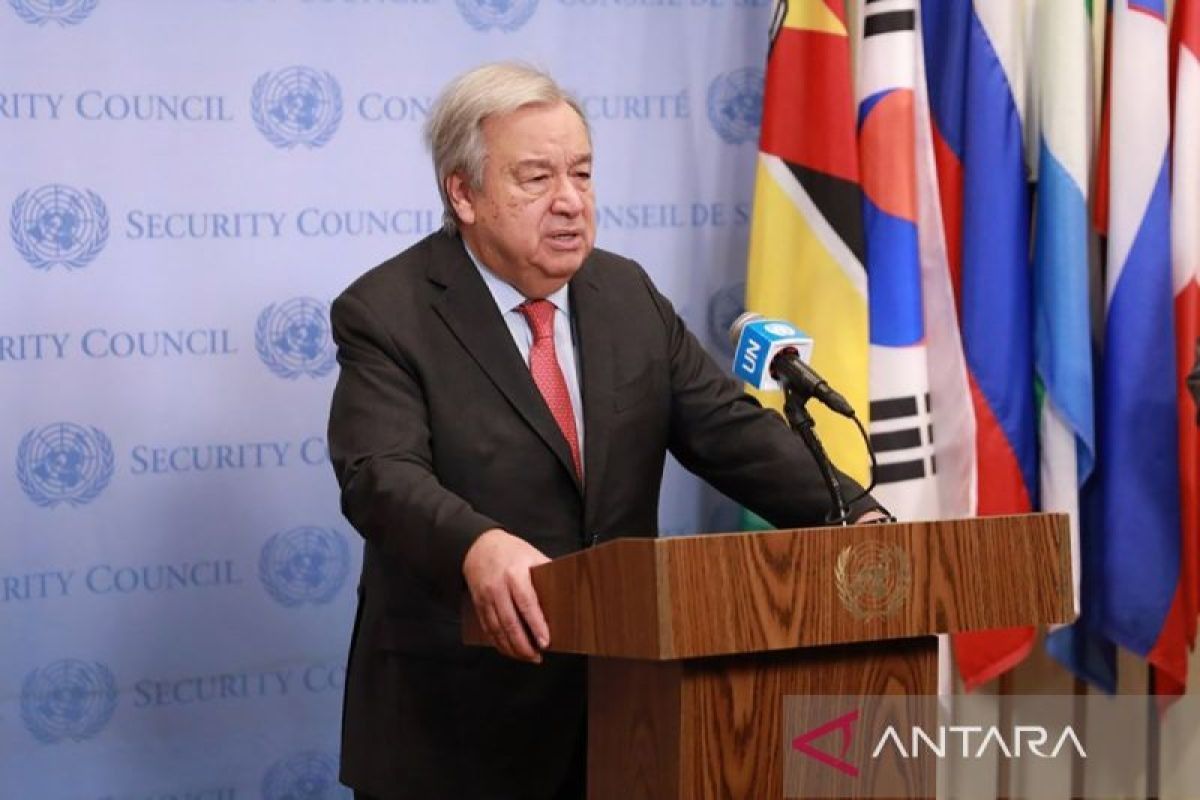 Sekjen PBB Antonio Guterres hadiri KTT bahas situasi kemanusiaan Gaza di Yordania