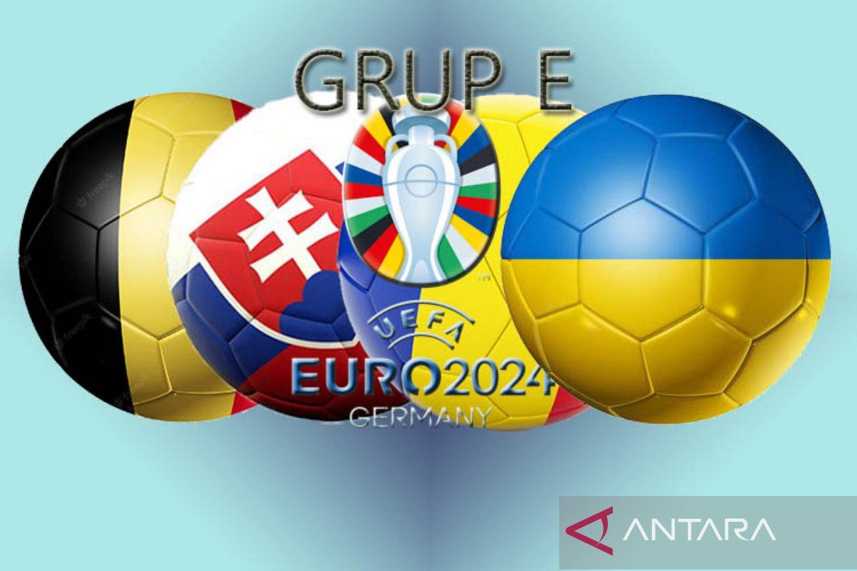 Sinal jadwal laga Grup E Piala Eropa 2024