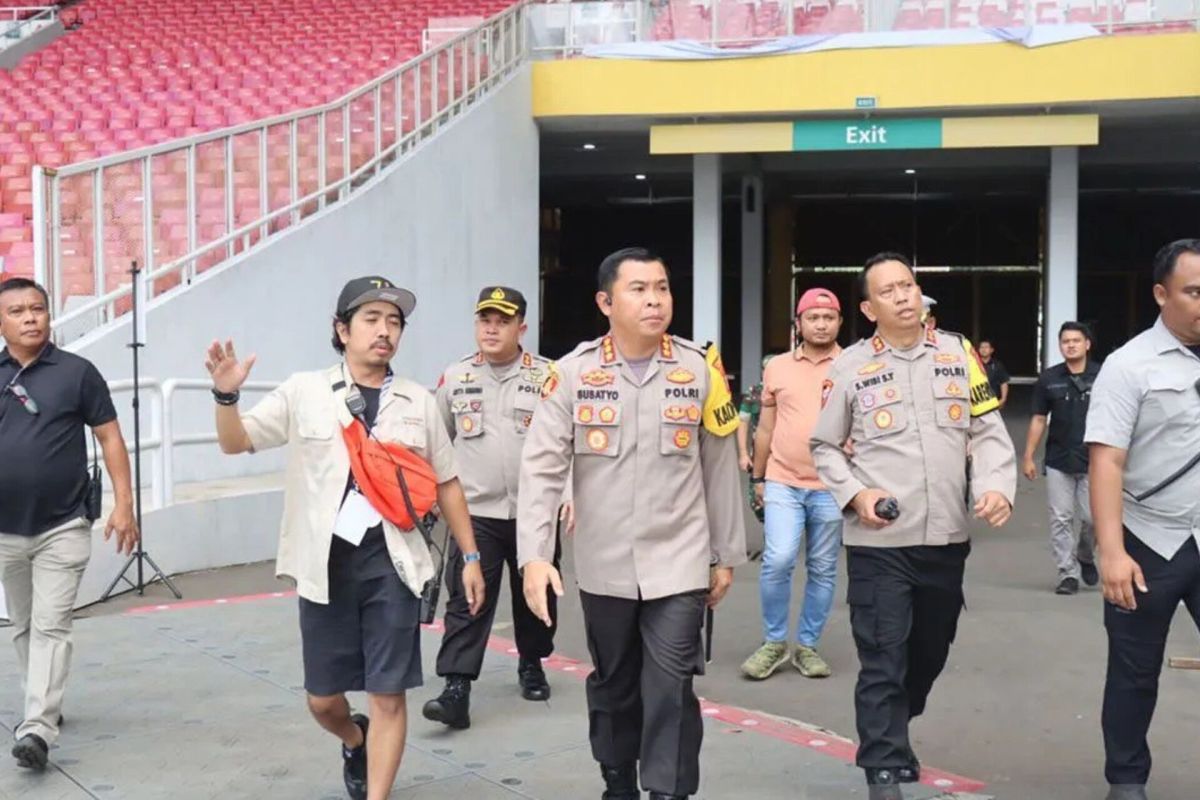 Indonesia vs Filipina, polisi kerahkan 2.086 personel di GBK Senayan