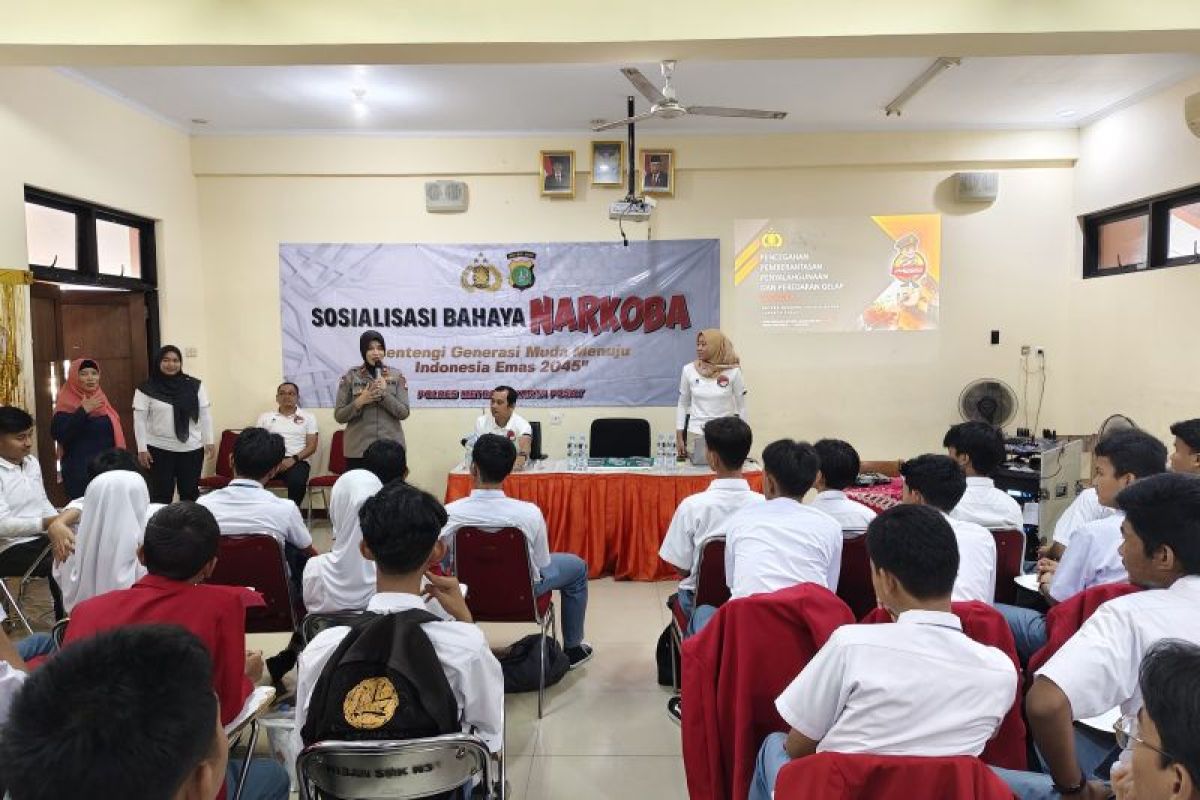 Polisi edukasi soal bahaya narkoba ke siswa SLTA di Jakpus