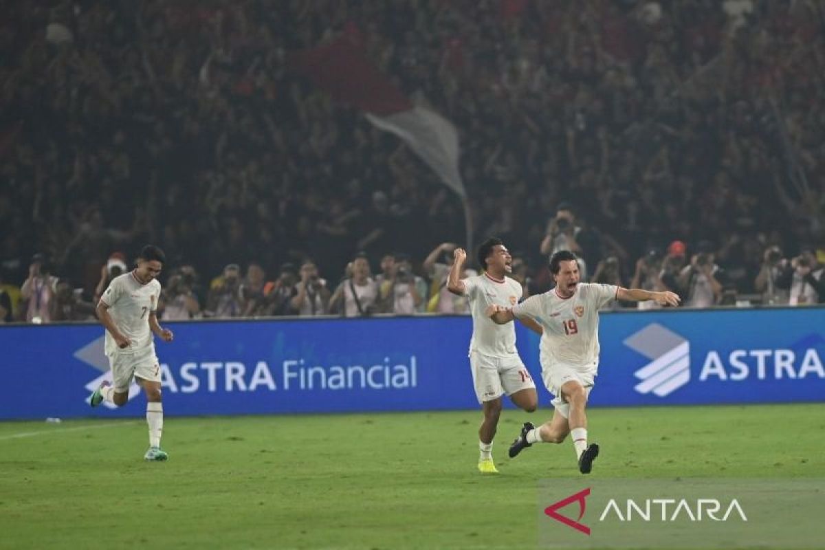 Klasemen Grup F: Indonesia temani Irak lolos ke putaran ketiga