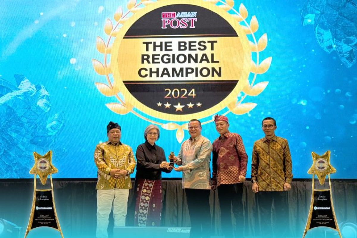 Bank Kalbar kembali toreh prestasi dinobatkan The Best Regional Champion