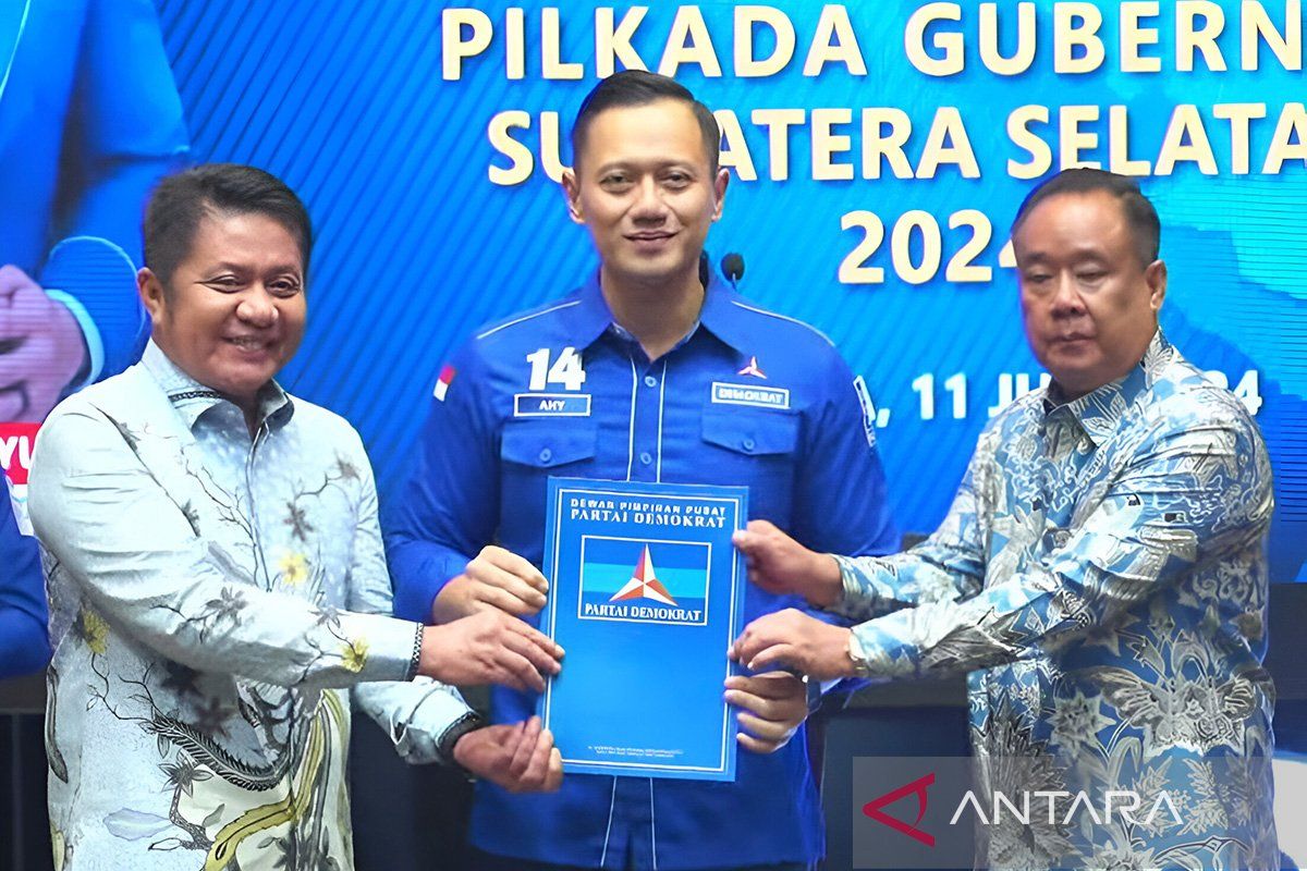 Demokrat Usung Herman Deru-Cik Ujang Pada Pilkada Sumsel 2024 - ANTARA News