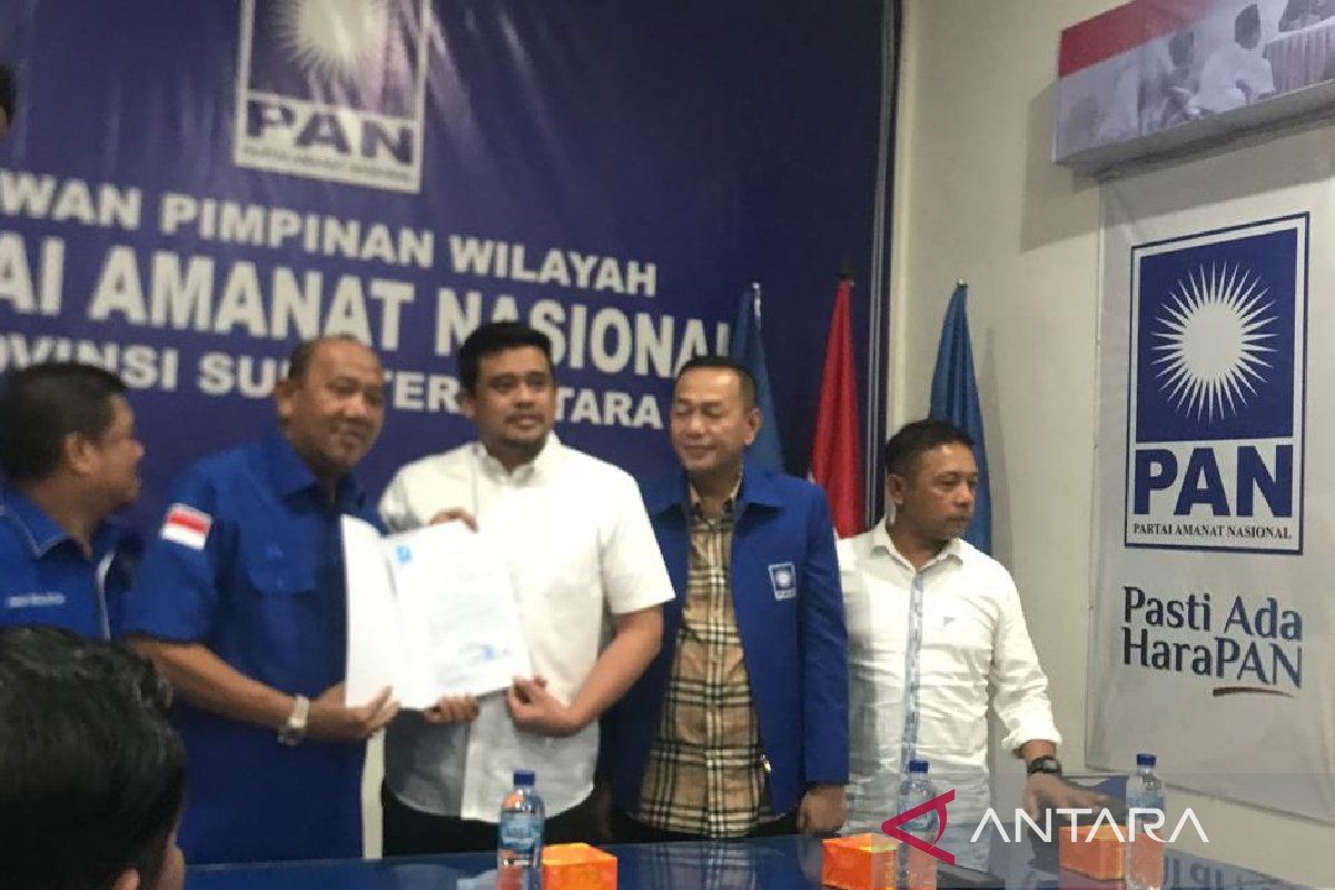 Bobby Nasution terima surat tugas dari PAN bertarung di  Pilkada Sumut
