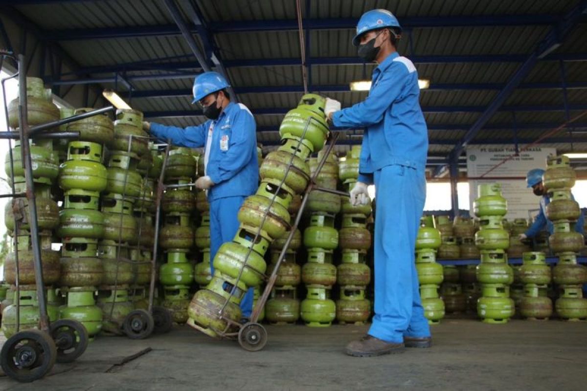 Pertamina tambah 330.800 stok elpiji 3 kg di Kediri Raya