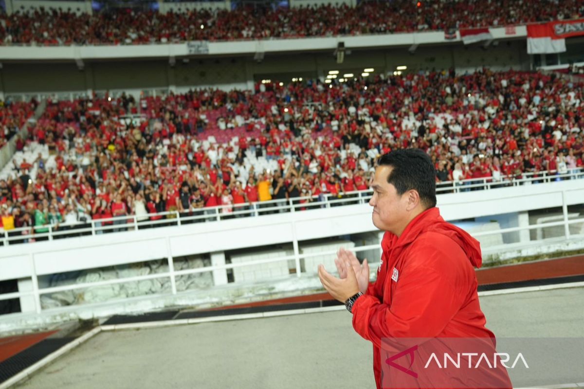 Keyakinan Erick Thohir pada Timnas Indonesia di kualifikasi Piala Dunia