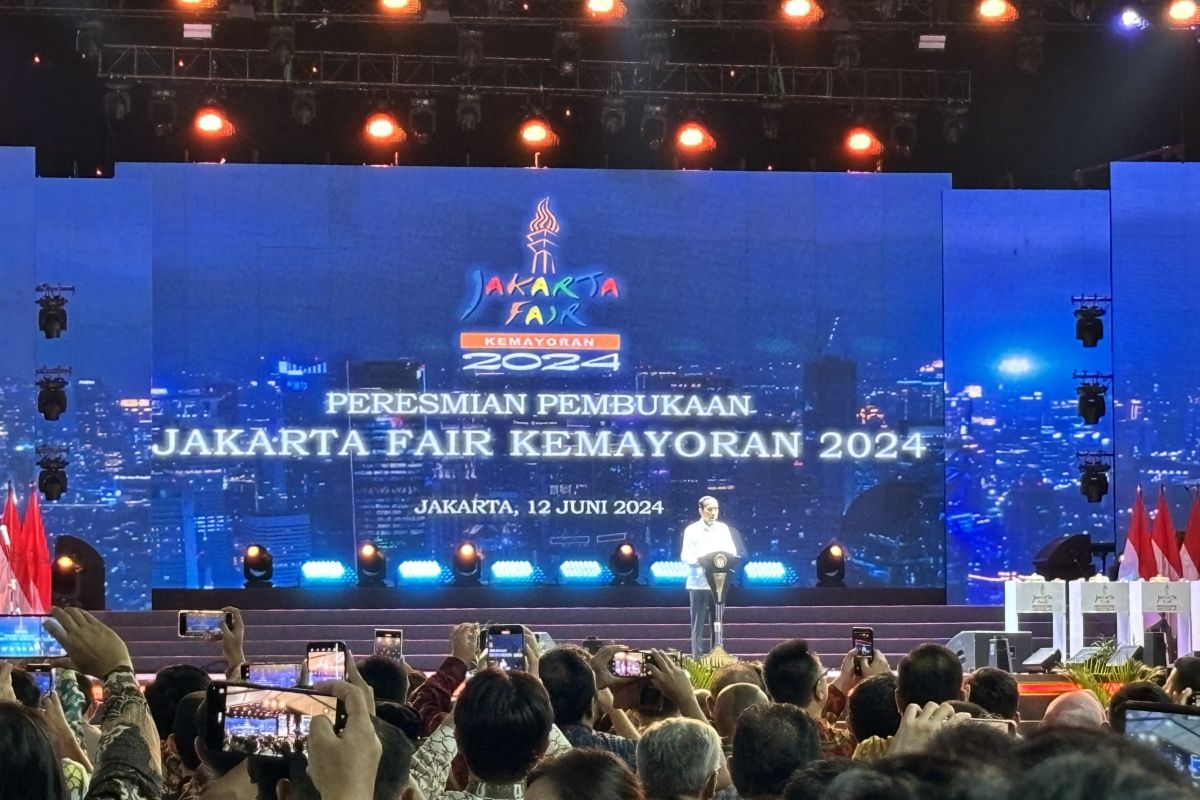 Presiden Jokowi: Jakarta Fair sangat ditunggu-tunggu masyarakat