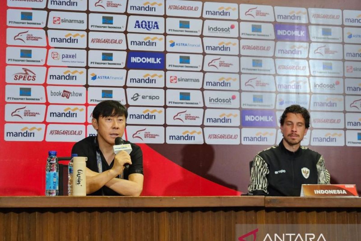 Shin Tae-yong evaluasi penampilan lini depan timnas Indonesia
