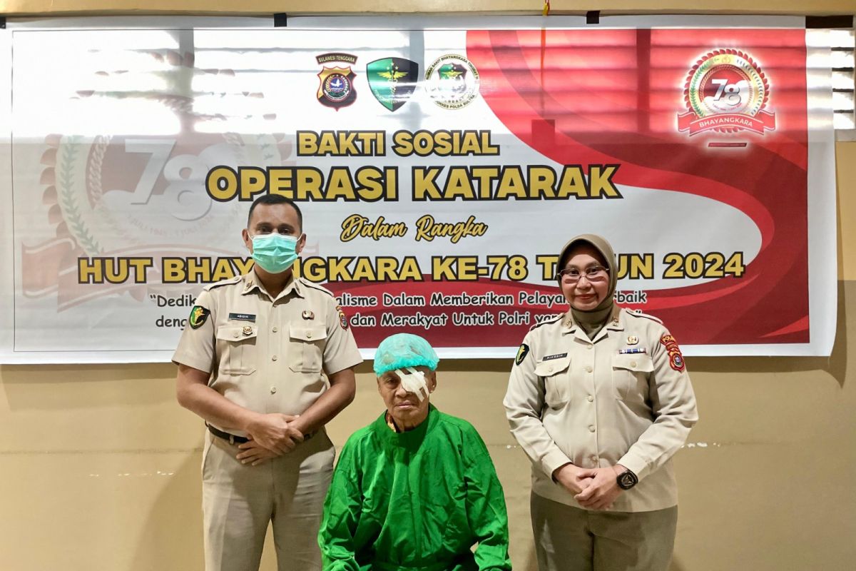 Polda Sultra gelar operasi katarak massal gratis