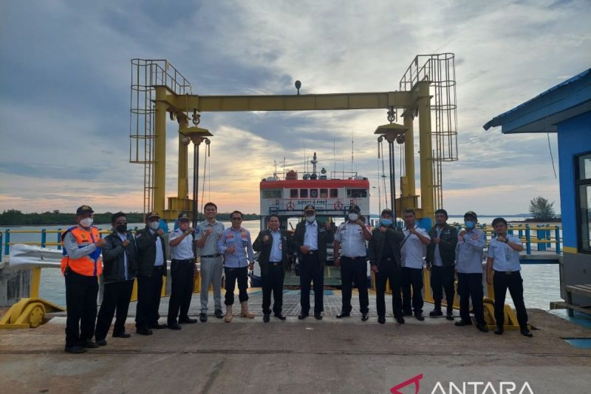Dishub Belitung tingkatkan sinergi perketat pengawasan angkutan di pelabuhan Tanjung Ru