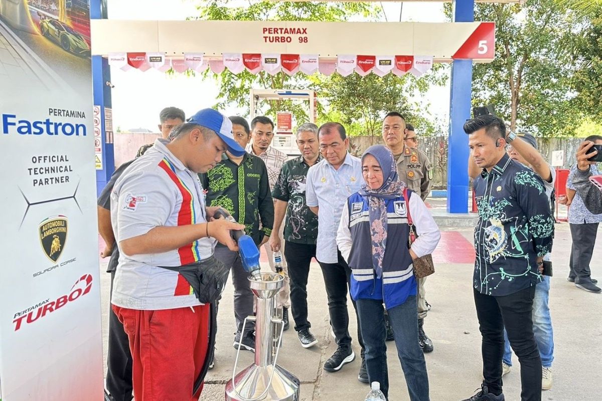 Disperindag Batam segel nozel Pertamax di SPBU Simpang KDA