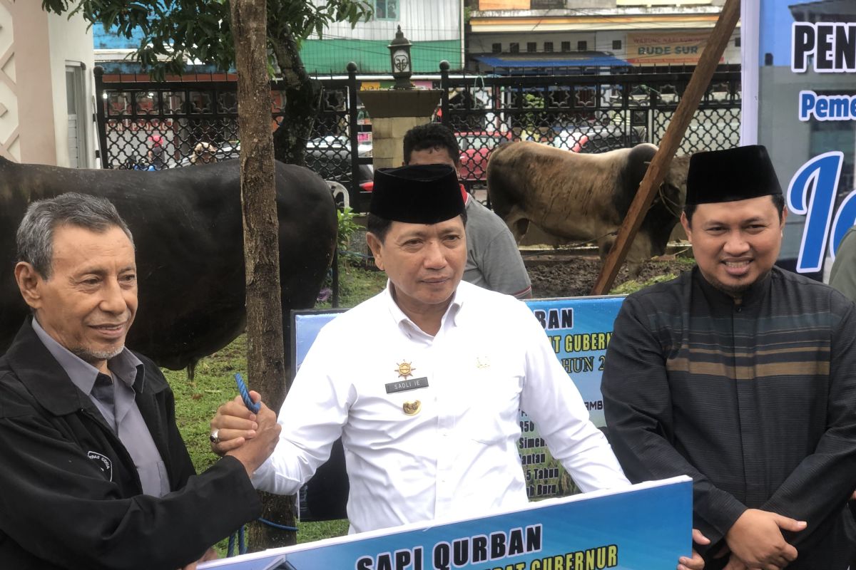 Pj Gubernur Maluku kurban sapi seberat 850 kilogram di Al Fatah  Ambon