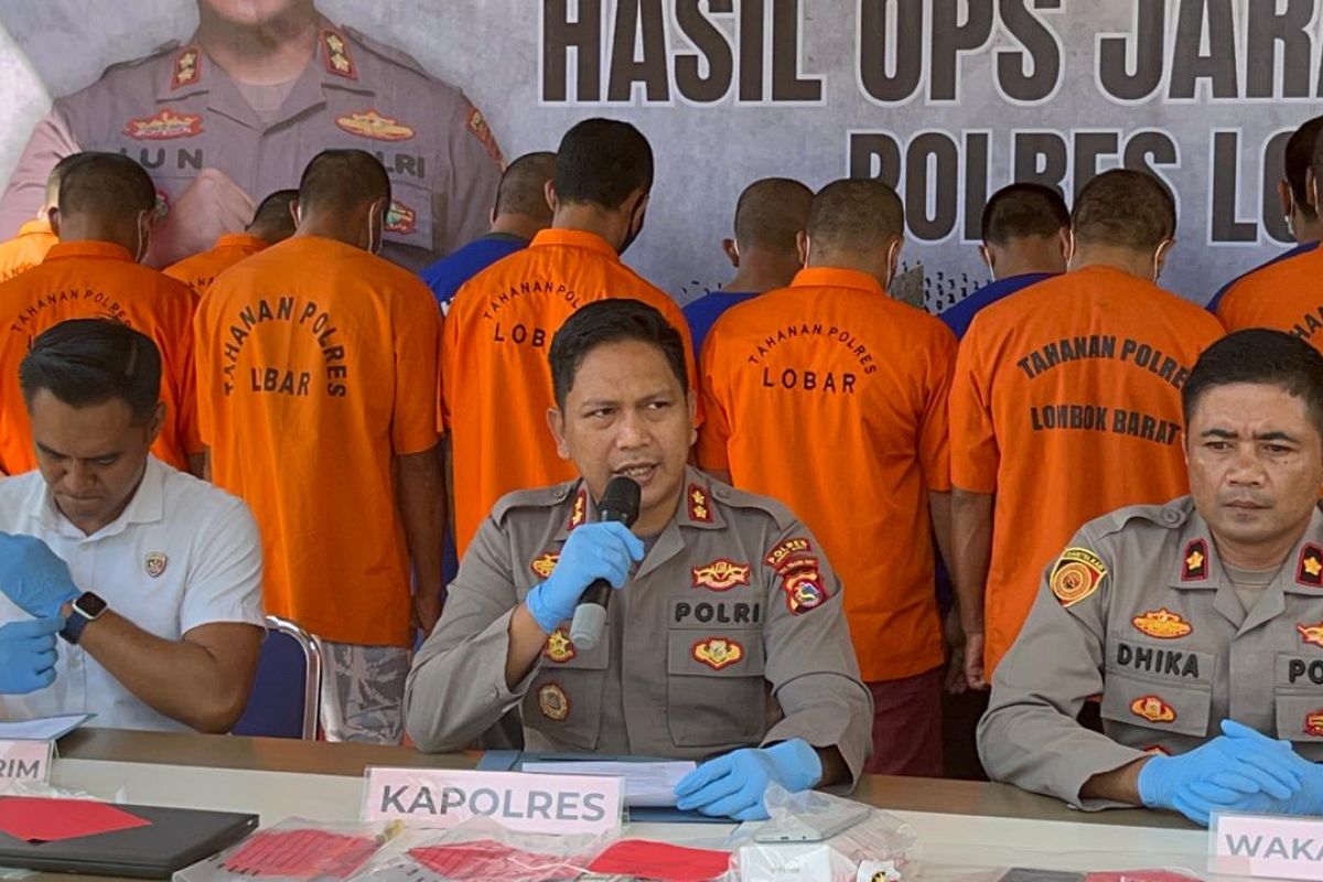 Polisi tangkap 57 warga terlibat kasus 3C di Lombok Barat