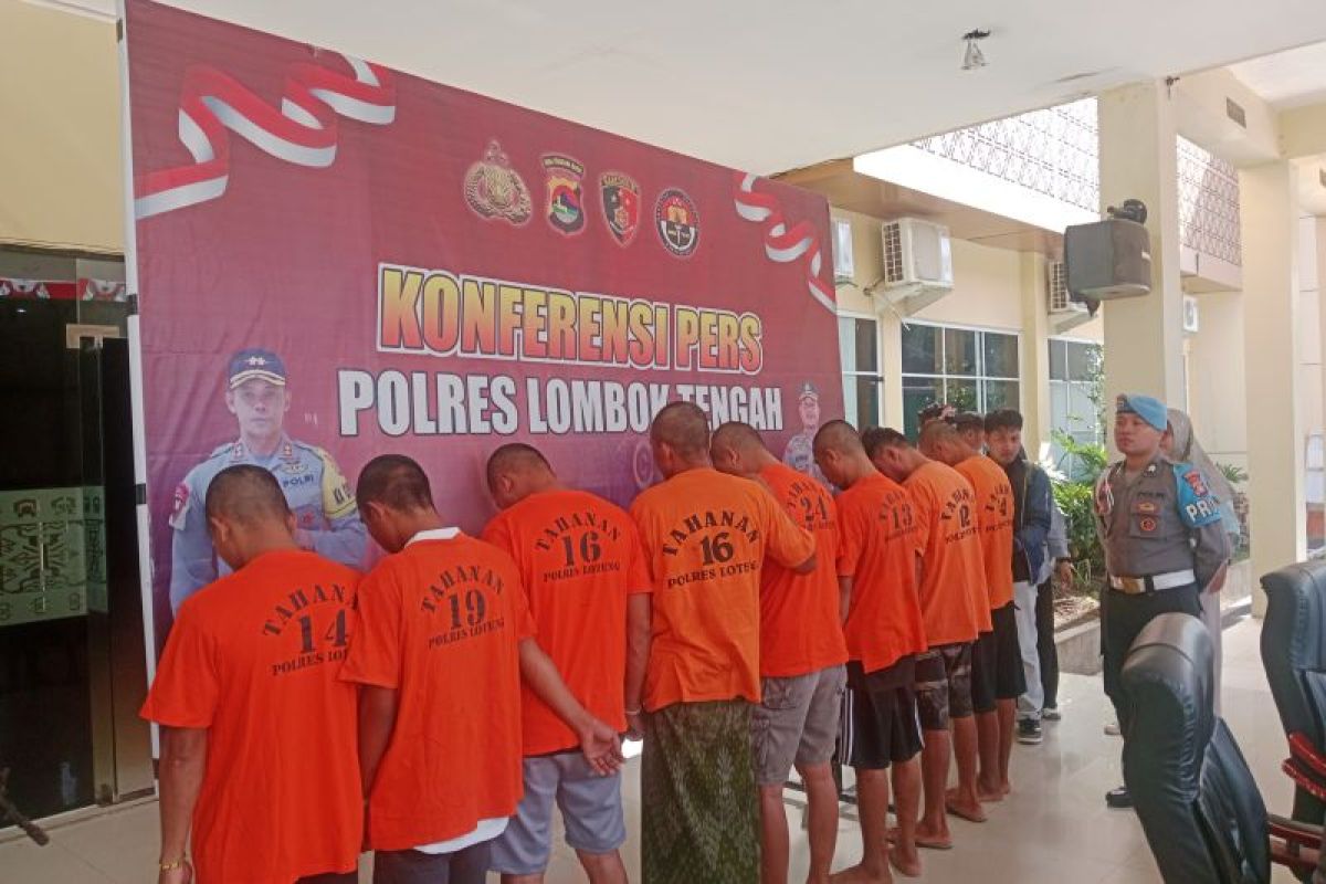 Polisi tetapkan 19 tersangka dari 17 kasus di Lombok Tengah
