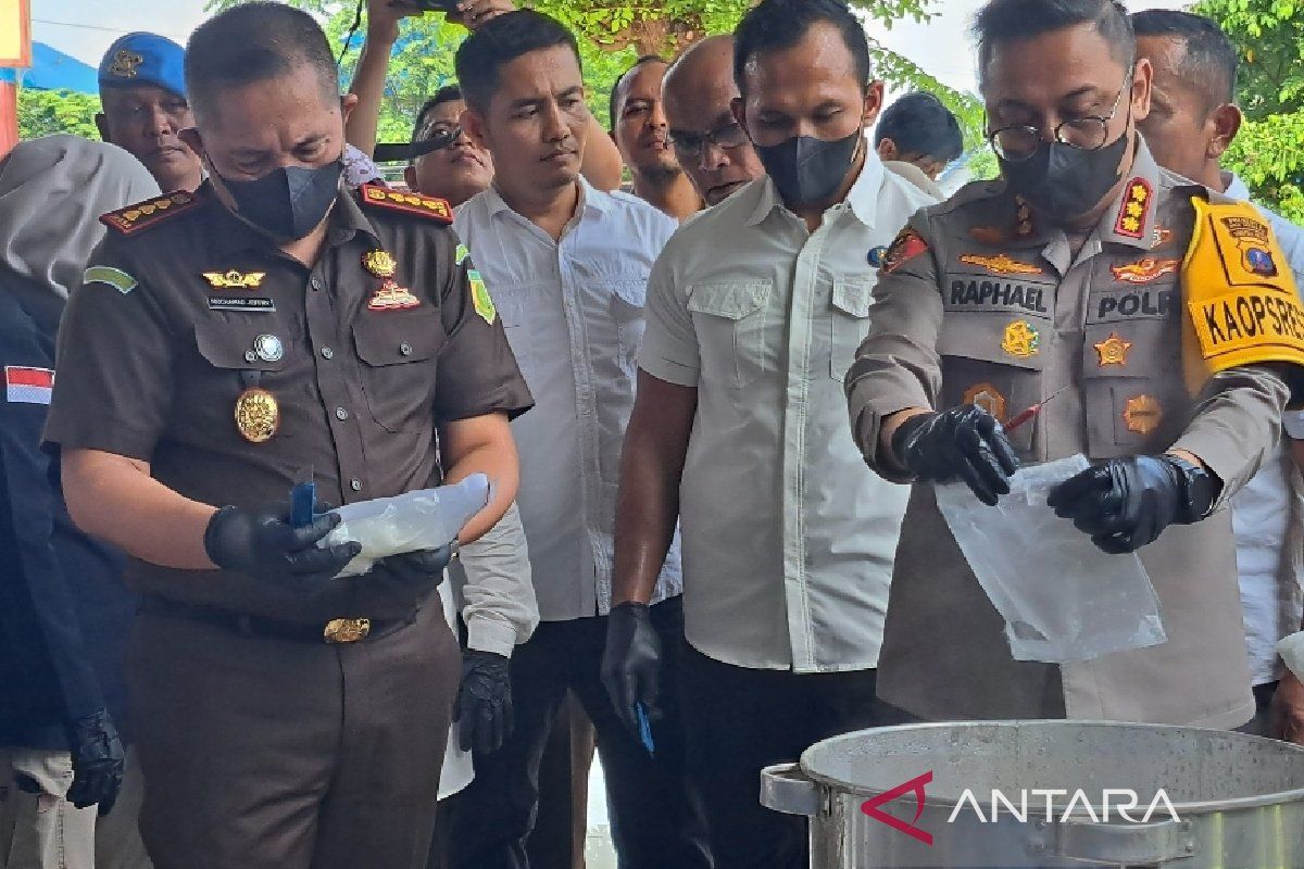 Polresta Deli Serdang rebus sabu 9,2 kilogram hasil pengungkapan tiga bulan